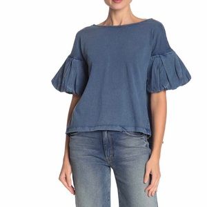 🆕 Frye Balloon Sleeve Knit Top